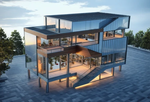 cubic house,3d rendering,modern house,cube house,modern architecture,frame house,cube stilt houses,glass facade,danish house,dunes house,smart house,render,smart home,house shape,timber house,two story house,residential house,sky apartment,eco-construction,contemporary,Photography,General,Realistic