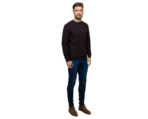 long-sleeved t-shirt,male model,long underwear,men's wear,men clothes,carpenter jeans,long-sleeve,standing man,knitwear,knitting clothing,garment,jumper,man's fashion,pedestrian,tall man,png transparent,trousers,boys fashion,isolated t-shirt,w 21,Conceptual Art,Daily,Daily 01