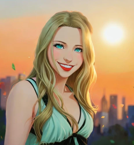 portrait background,elsa,custom portrait,radiant,dusk background,romantic portrait,world digital painting,a girl's smile,fantasy portrait,digital painting,cg artwork,city ​​portrait,smiling,more radiant,vector art,vector illustration,disney character,killer smile,joy,a smile,Common,Common,Japanese Manga