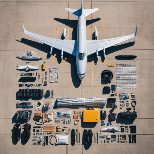 aircraft construction,aerospace engineering,aerospace manufacturer,flight engineer,flight instruments,aviation,overhead shot,model aircraft,air transportation,toy airplane,mavic 2,cargo aircraft,mavic,cargo plane,logistics drone,wide-body aircraft,motor plane,flat lay,jumbojet,aircraft,Unique,Design,Knolling