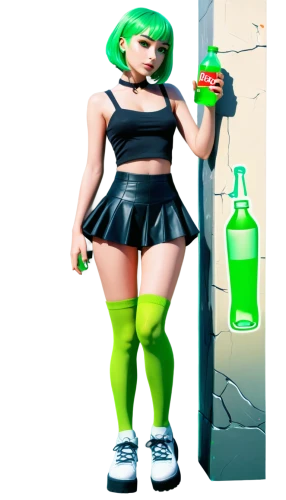 green paprika,lime,ginger ale,lemonsoda,lime juice,green tangerine,green apple,appletini,apple juice,limeade,celery juice,honeydew,fanta,limes,coca,margarita,diet soda,green beer,jade,blender,Unique,3D,Low Poly