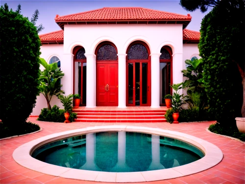 pool house,red roof,luxury property,florida home,bendemeer estates,mansion,model house,hacienda,classical architecture,holiday villa,cabana,exterior decoration,morocco,spanish tile,luxury real estate,villa,riad,moorish,luxury home,house with caryatids,Conceptual Art,Daily,Daily 10