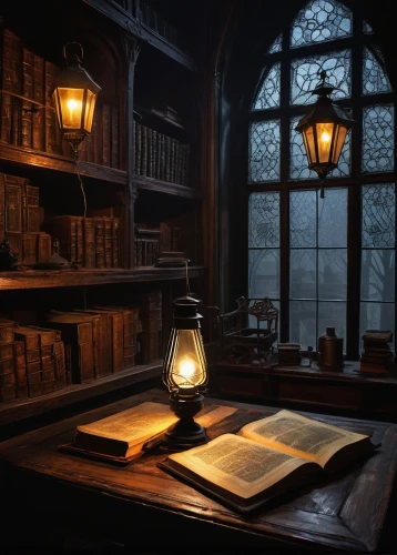 scholar,old library,study room,magic book,bookshelves,reading room,bibliology,the books,old books,parchment,hogwarts,potions,books,publish a book online,magic grimoire,divination,book antique,searchlamp,writing-book,apothecary,Illustration,Japanese style,Japanese Style 05