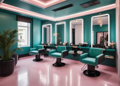 beauty room,salon,beauty salon,barber shop,art deco,hairdressing,barbershop,hairdressers,hairdresser,cosmetics counter,parlour,art deco background,beautician,turquoise leather,color turquoise,barber chair,the long-hair cutter,trend color,art deco frame,barber,Conceptual Art,Fantasy,Fantasy 11