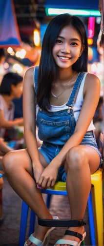 girl sitting,girl in overalls,asian girl,asian woman,girl in t-shirt,background bokeh,woman sitting,bokeh effect,vietnamese woman,girl in a long,a girl with a camera,a girl's smile,sitting on a chair,photographic background,relaxed young girl,girl with a wheel,girl with cereal bowl,bokeh,vietnamese,pretty young woman,Art,Classical Oil Painting,Classical Oil Painting 35