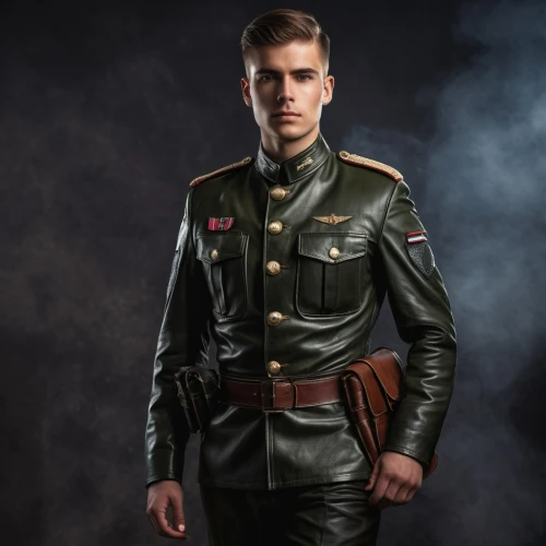 military uniform,military officer,military person,a uniform,red army rifleman,uniform,military organization,male model,military,military rank,wstężyk huntsman,grenadier,men's wear,uniforms,men clothes,imperial coat,konstantin bow,police uniforms,bolero jacket,valentin,Photography,General,Natural