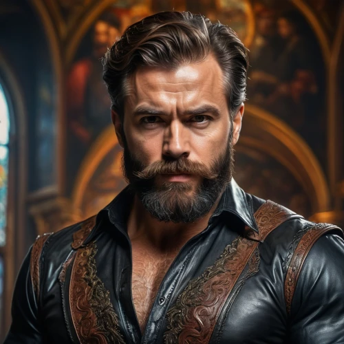 aquaman,black russian,man portraits,tyrion lannister,konstantin bow,male elf,athos,cravat,thorin,fantasy portrait,male character,beard,htt pléthore,wolverine,aging icon,dwarf sundheim,leonardo,viking,gentleman icons,god of thunder,Photography,General,Fantasy