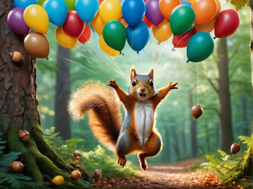 animal balloons,balloons flying,colorful balloons,acorns,squirell,happy birthday balloons,balloon trip,atlas squirrel,balloons,balloon,ballooning,the squirrel,birthday balloons,birthday balloon,baloons,squirrel,conker tree,douglas' squirrel,conker,eurasian red squirrel,Photography,General,Natural