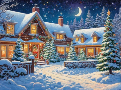 christmas landscape,christmas snowy background,snow scene,christmas scene,winter house,christmas house,snow landscape,winter background,christmas wallpaper,christmas snow,snowy landscape,the holiday of lights,winter village,christmas night,houses clipart,christmas town,home landscape,christmasbackground,winter landscape,winter dream,Conceptual Art,Daily,Daily 31