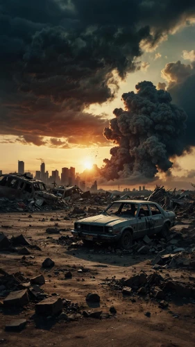 post-apocalyptic landscape,apocalyptic,district 9,apocalypse,armageddon,post apocalyptic,mad max,doomsday,wasteland,destroyed city,scorched earth,post-apocalypse,desolation,dead earth,the end of the world,end of the world,digital compositing,full hd wallpaper,fury,desolate