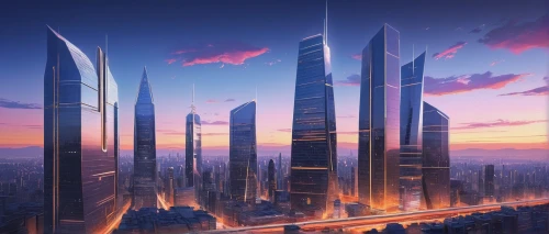 futuristic landscape,skyscrapers,futuristic architecture,cityscape,metropolis,city skyline,sky city,fantasy city,skyscraper,the skyscraper,skycraper,city cities,skyscraper town,skyline,tall buildings,futuristic,skyscapers,dubai,urban towers,sky space concept,Illustration,Realistic Fantasy,Realistic Fantasy 44