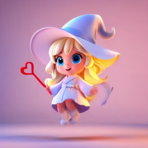 little girl twirling,3d figure,fairy tale character,cute cartoon character,3d model,3d render,little girl fairy,3d rendered,twirling,child fairy,3d fantasy,alice in wonderland,fairy,lensball,cute cartoon image,alice,chibi girl,elf,magical,witch's hat icon