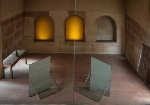 chamber,double-walled glass,pilgrimage chapel,crypt,opaque panes,ibn tulun,treatment room,baptistery,roman bath,caravansary,vaulted cellar,the interior of the,shower bar,rest room,luxury bathroom,cellar,cistern,interior decor,washbasin,sicily window