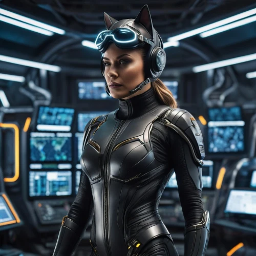 catwoman,symetra,nova,cg artwork,sci fiction illustration,valerian,sci fi,scifi,digital compositing,wasp,panther,x-men,andromeda,xmen,cyborg,head woman,katniss,futuristic,sci-fi,sci - fi,Photography,General,Sci-Fi