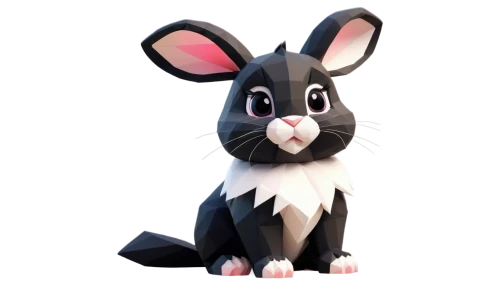 cute cartoon character,chinchilla,no ear bunny,jerboa,gray animal,mouse,long-eared,european rabbit,rabbit,lab mouse icon,rebbit,thumper,pet black,bunny,rat,computer mouse,3d model,rodent,white footed mouse,domestic rabbit,Unique,3D,Low Poly