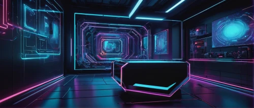 ufo interior,cinema 4d,neon coffee,3d background,3d render,80's design,neon,neon light,cube background,neon tea,cyberspace,neon lights,cyber,cubes,futuristic,vapor,neon arrows,neon ghosts,sci fi surgery room,nightclub,Photography,Black and white photography,Black and White Photography 11