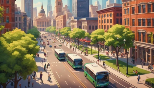 city scape,city highway,cityscape,city bus,city trans,tram road,city life,cities,urban landscape,business district,world digital painting,colorful city,city,city corner,city cities,chicago,city view,city tour,big city,new york streets,Photography,General,Cinematic