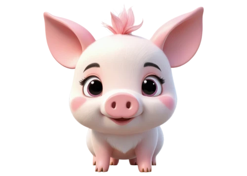 pig,kawaii pig,domestic pig,piglet,mini pig,piggybank,piggy,swine,pork,porker,pot-bellied pig,suckling pig,lardon,brush ear pig,boar,warthog,ham,wool pig,cute cartoon character,babi panggang,Conceptual Art,Daily,Daily 35