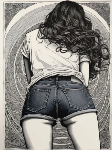 chalk drawing,blue jeans,bluejeans,high jeans,jean shorts,jeans,cd cover,belt buckle,jeans pattern,high waist jeans,denim jeans,jeans background,pencil drawings,denims,vintage drawing,carpenter jeans,woodcut,pen drawing,book illustration,denim background,Illustration,Black and White,Black and White 01