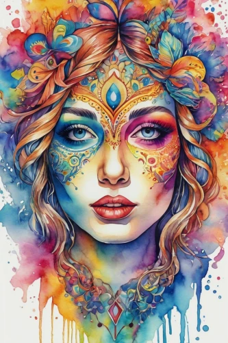 boho art,psychedelic art,the festival of colors,kaleidoscope art,fairy peacock,mandala art,masquerade,radha,multicolor faces,boho,colorful doodle,bodypainting,mandala flower illustration,flower painting,rangoli,colourful pencils,watercolor women accessory,flower art,colorful floral,psychedelic