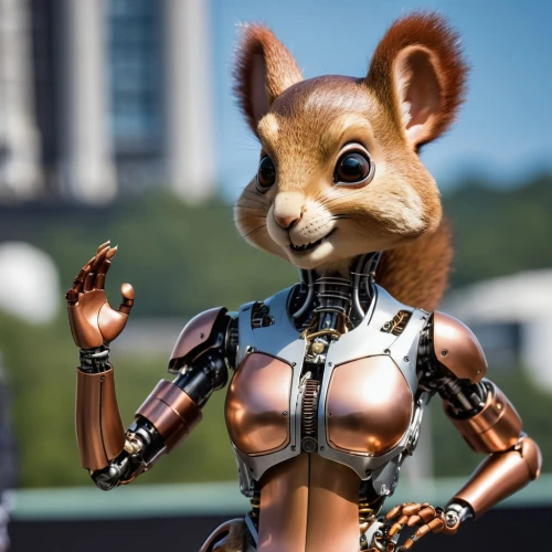 atlas squirrel,rocket raccoon,anthropomorphized animals,cangaroo,symetra,toy photos,guardians of the galaxy,wind-up toy,sciurus,squirell,metal toys,anthropomorphized,musical rodent,revoltech,rocket,actionfigure,cybernetics,baby groot,anthropomorphic,dormouse