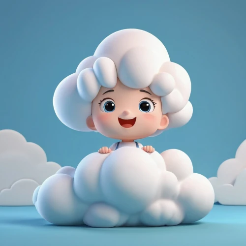 cloud mushroom,baby cloud,about clouds,cloud,white cloud,cute cartoon character,little clouds,cloud mood,cloud play,cumulus cloud,partly cloudy,cumulus nimbus,clay animation,raincloud,cumulus,cloud image,clouds,chef,cloud towers,cloud roller,Unique,3D,3D Character