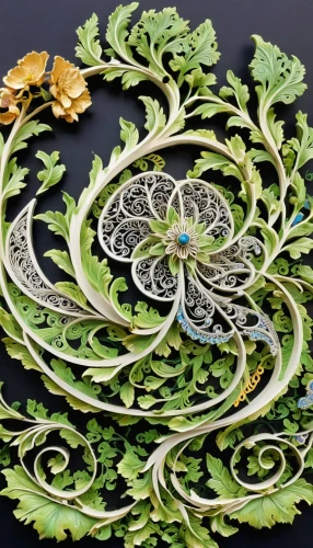art deco wreaths,embroidered leaves,laurel wreath,floral ornament,wreath vector,green wreath,art nouveau design,golden wreath,floral wreath,circular ornament,holly wreath,rose wreath,door wreath,ornamental dividers,filigree,art nouveau,skeleton leaves,brooch,wreath,floral decorations,Illustration,Black and White,Black and White 03