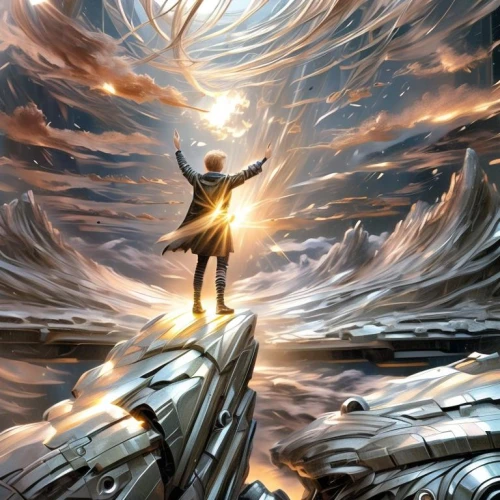 fantasy picture,fantasy art,heroic fantasy,light bearer,astral traveler,wind warrior,the spirit of the mountains,ascension,aporia,maelstrom,nine-tailed,the wanderer,archangel,flow of time,wind edge,the wind from the sea,creative background,games of light,background images,winds