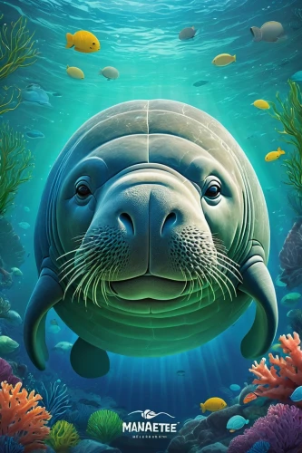 aquatic mammal,marine mammal,manatee,marine animal,water turtle,sea animal,underwater background,earless seal,sea mammals,marine mammals,seal,bearded seal,marine life,aquatic,sea animals,sea-life,marine reptile,guarantee seal,aquatic animals,sea turtle,Conceptual Art,Daily,Daily 12