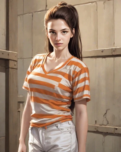 polo shirt,cotton top,clementine,girl in t-shirt,clove,in a shirt,orange,retro girl,croft,tee,retro woman,lori,eleven,olallieberry,isolated t-shirt,lara,white shirt,liberty cotton,tshirt,detention,Digital Art,Comic