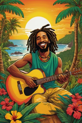 rastaman,sun of jamaica,jamaica,irie,reggae,bob marley,guru,rasta flag,carribean,bob,fruit of the sun,the caribbean,sun flower,singing sand,king coconut,olodum,hippy market,png image,caribbean,cavaquinho,Illustration,Children,Children 05