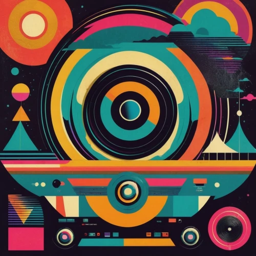 abstract retro,colorful spiral,abstract design,psychedelic art,abstract multicolor,colorful foil background,color circle,concentric,psychedelic,kaleidoscope,smart album machine,vector graphic,80's design,beatenberg,kaleidoscope art,orbital,abstract artwork,colorful doodle,adobe illustrator,magneto-optical disk,Art,Artistic Painting,Artistic Painting 33