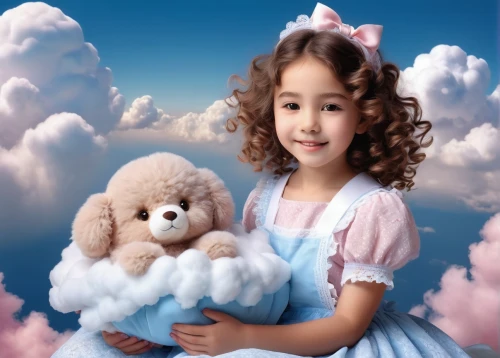 children's background,toy poodle,miniature poodle,poodle crossbreed,3d teddy,little girl in pink dress,standard poodle,little girl with balloons,maltepoo,child portrait,poodle,child girl,bichon,angel girl,portrait background,little girl in wind,cd cover,cloud image,soft toys,image manipulation,Photography,Black and white photography,Black and White Photography 07
