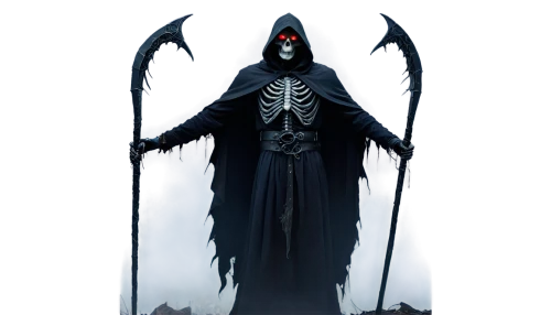 grimm reaper,grim reaper,reaper,undead warlock,death god,scythe,angel of death,dance of death,spawn,shinigami,hooded man,pall-bearer,dark elf,corvin,ghoul,specter,corvus,aesulapian staff,sepulchre,death head,Conceptual Art,Sci-Fi,Sci-Fi 16