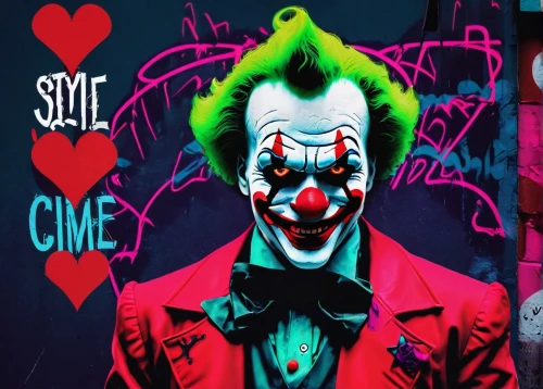 joker,syndrome,creepy clown,valentines day background,graffiti,horror clown,rorschach,it,grafitti,scary clown,graffiti art,cirque du soleil,grafiti,silviucinema,valentine background,cirque,heart background,superhero background,clown,the fan's background,Conceptual Art,Sci-Fi,Sci-Fi 28