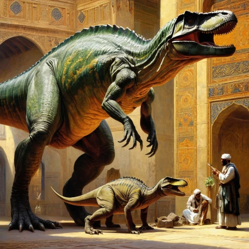 landmannahellir,dinosaruio,tirannosaurus,tyrannosaurus,dinosaurs,dinosaur,iguanidae,dino,aucasaurus,reconstruction,tyrannosaurus rex,saurian,prehistoric,size comparison,gorgonops,brontosaurus,trex,scale lizards,dinosaur line,jurassic,Art,Classical Oil Painting,Classical Oil Painting 42