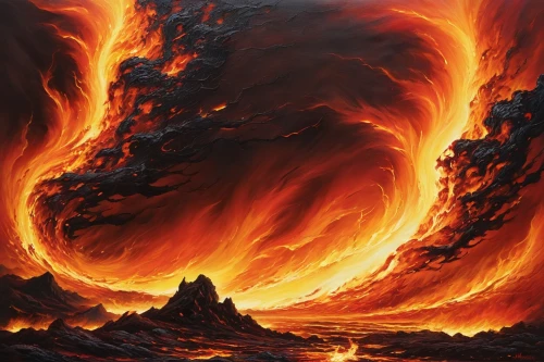 lava,fire planet,lake of fire,magma,volcanic,pillar of fire,fire background,inferno,door to hell,eruption,burning earth,fiery,volcano,volcanism,volcanic eruption,dragon fire,fire mountain,lava flow,volcanic landscape,lava river,Conceptual Art,Fantasy,Fantasy 29