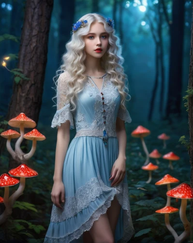 faery,faerie,amanita,fairy queen,fairy forest,fairy tale character,fantasy picture,coral bells,fae,fairy tale,enchanted forest,wonderland,agaric,fairy,enchanting,little girl fairy,fairy tales,fairy world,rosa 'the fairy,fantasy portrait,Illustration,Realistic Fantasy,Realistic Fantasy 18