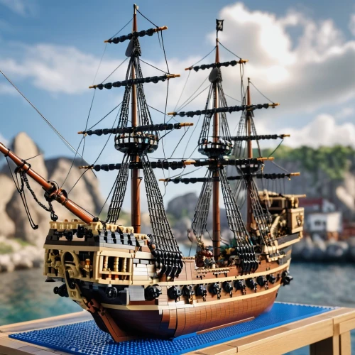 galleon ship,ship replica,full-rigged ship,galleon,east indiaman,manila galleon,mayflower,pirate ship,caravel,sea sailing ship,three masted sailing ship,sloop-of-war,sail ship,scale model,pirate treasure,trireme,sailing ship,tallship,steam frigate,hellenistic-era warships,Photography,General,Realistic