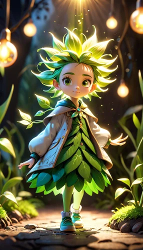 fae,child fairy,marie leaf,dryad,little girl fairy,garden fairy,green aurora,fireflies,scandia gnome,rosa ' the fairy,sunroot,fairy forest,rosa 'the fairy,fairy peacock,fairy,tilia,sprout,forest clover,cg artwork,tiana,Anime,Anime,Cartoon