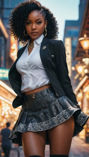 ebony,black women,maria bayo,female model,artificial hair integrations,digital compositing,african american woman,black professional,business girl,skort,school skirt,tiana,ladies clothes,plus-size model,black woman,secretary,pencil skirt,policewoman,women fashion,business woman,Photography,General,Fantasy