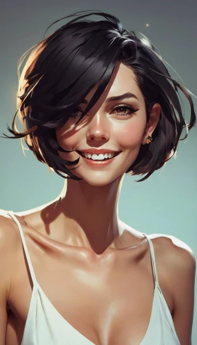 portrait background,a girl's smile,marina,asian woman,world digital painting,pixie-bob,girl with speech bubble,tiber riven,the girl's face,girl portrait,vector girl,kim,rockabella,grin,game illustration,romantic portrait,background images,natural cosmetic,cosmetic,woman face,Conceptual Art,Fantasy,Fantasy 06