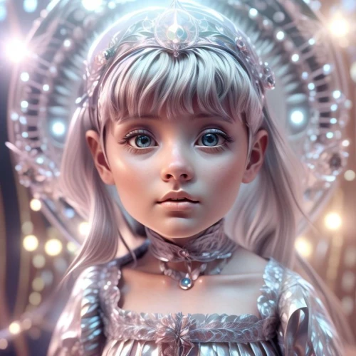 little girl fairy,child fairy,artist doll,fantasy portrait,violet head elf,doll looking in mirror,christmas angel,cinderella,doll's facial features,mystical portrait of a girl,female doll,valerian,angel,elf,girl doll,collectible doll,marionette,fairy queen,doll,alice