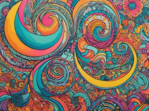 colorful spiral,swirls,coral swirl,colorful doodle,mandala loops,swirl,swirling,spirals,abstract multicolor,rainbow waves,colored pencil background,color pencil,heart swirls,swirly orb,multi color,colorful pasta,multi-color,waves circles,60s,lsd,Illustration,Paper based,Paper Based 08