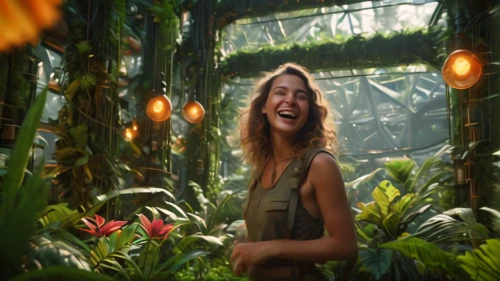 rain forest,tunnel of plants,rainforest,jungle,plant tunnel,digital compositing,girl in flowers,garden of eden,greenhouse,flower dome,exotic plants,tropical jungle,clove garden,girl in the garden,garden of plants,background ivy,hula,greenhouse effect,floristics,botanical garden,Photography,General,Sci-Fi