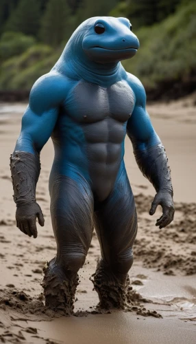 sea devil,cuthulu,merman,god of the sea,sea god,smurf figure,sea man,unit,marine animal,water turtle,marine mammal,muscle man,blubber,cgi,smurf,bordafjordur,gurnigel,water creature,amphibious,moray,Photography,General,Sci-Fi