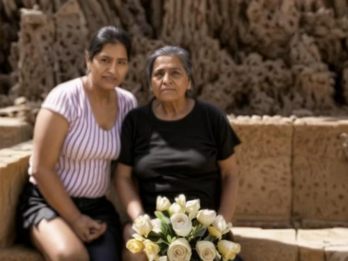 peruvian women,care for the elderly,nanas,sigiriya,farofa,kamini,elderly people,indian jasmine,karnataka,sarapatel,indian woman,qutubminar,bagan,funeral urns,cultural tourism,grandmother,mom and daughter,grama,nityakalyani,little girl and mother,Common,Common,Natural