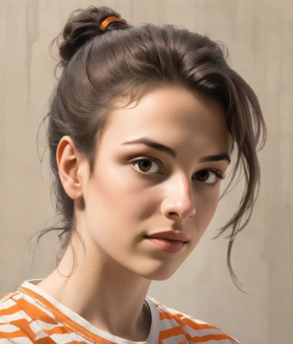 girl portrait,digital painting,portrait of a girl,girl drawing,portrait background,young woman,world digital painting,orange,girl studying,vector girl,woman portrait,digital art,vector art,painting technique,face portrait,daisy jazz isobel ridley,hand digital painting,artist portrait,illustrator,aperol,Digital Art,Comic