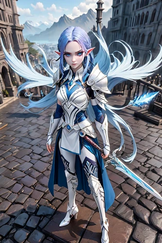 winterblueher,meteora,elza,water-the sword lily,sylva striker,ice queen,show off aurora,tiber riven,rupee,aqua,white heart,mezzelune,white rose snow queen,eufiliya,vexiernelke,lyon,wind warrior,blue enchantress,fantasia,blanche,Anime,Anime,General