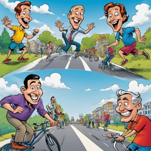 cyclists,bicycle riding,bicycling,bicycles,cycling,road cycling,bicycle ride,bicycle racing,tour de france,bicycle path,bycicle,tandem bicycle,road bicycle racing,bicycle clothing,road bikes,bike tandem,road bicycle,bicycle lane,bike land,cartoon people,Illustration,Abstract Fantasy,Abstract Fantasy 23